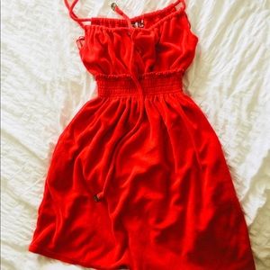 Juicy Couture red towel dress S
